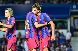 每体：哈姆扎季前赛打进4球巴萨队内最多，有望西甲首轮首发